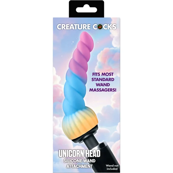 Unicorn Head Silicone Fantasy Wand Attachment By Creature Cocks — image 7 of 7