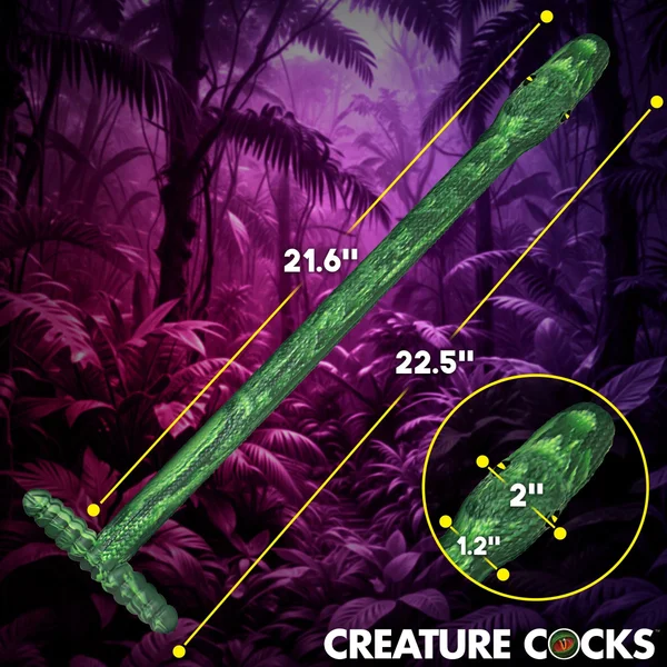 Slither 21" Silicone Dildo By Creature Cocks — image 4 of 7