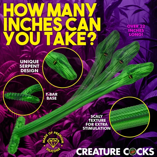 Slither 21" Silicone Dildo By Creature Cocks — image 2 of 7