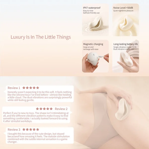 ZALO MOCHI Aurora Series Dual-Point Silicone Vibrating Massager — image 13 of 21