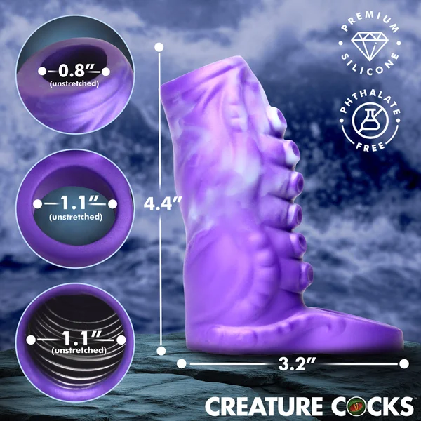 Tenta-Thick Silicone Fantasy Penis Enhancer By Creature Cocks — image 2 of 3