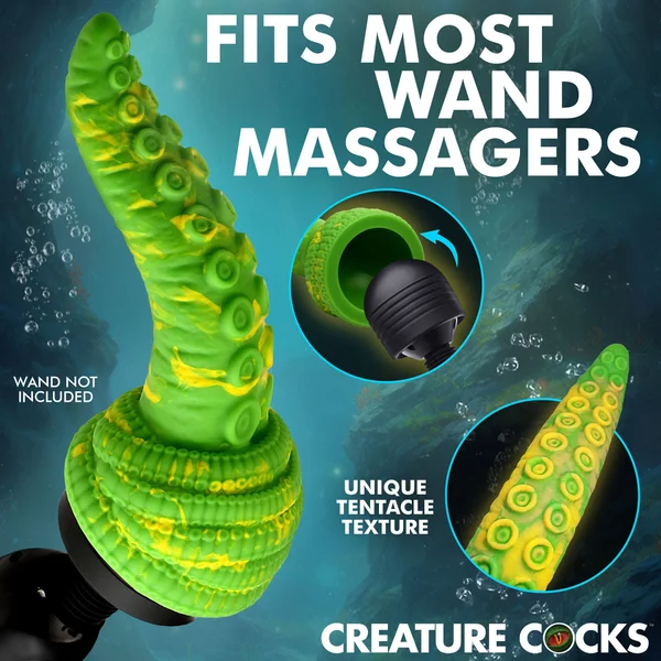 Tenta Head Tentacle Fantasy Silicone Wand Attachment By Creature Cocks — image 2 of 7