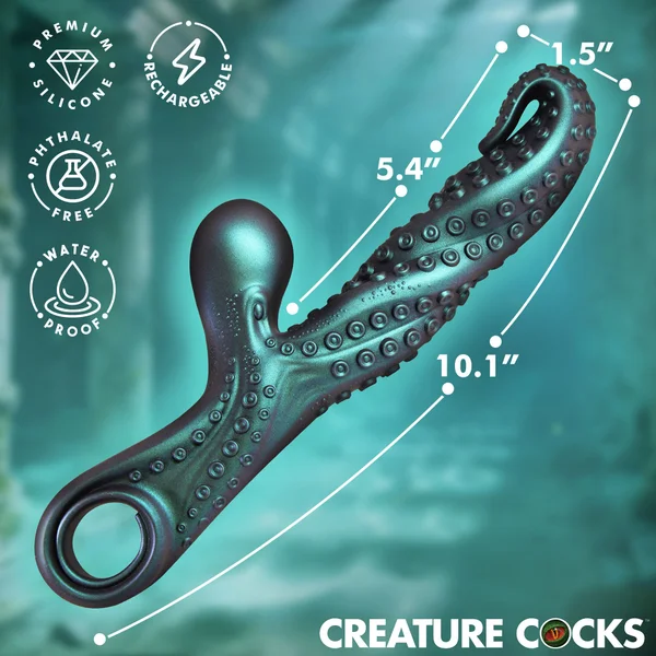 Vibropus Tentacle Fantasy Dual Stimulation Vibrator By Creature Cocks — image 7 of 9