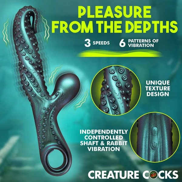 Vibropus Tentacle Fantasy Dual Stimulation Vibrator By Creature Cocks — image 2 of 9