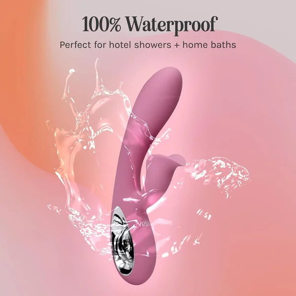 VUSH Essentials Dual Rabbit Silicone Waterproof Vibrator — image 5 of 8
