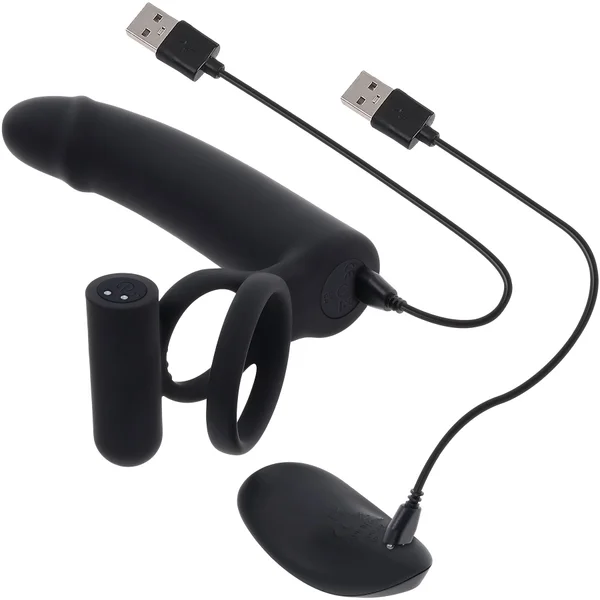 Gender X Full Swing Wearable Vibrating Dildo With Dual Cock Ring & Remote — image 15 of 18