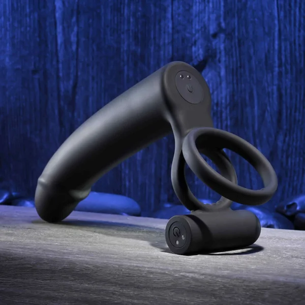 Gender X Full Swing Wearable Vibrating Dildo With Dual Cock Ring & Remote — image 6 of 18