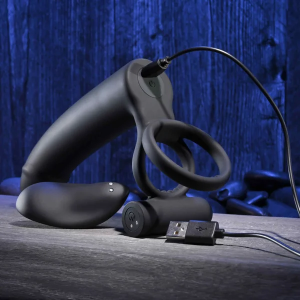 Gender X Full Swing Wearable Vibrating Dildo With Dual Cock Ring & Remote — image 14 of 18