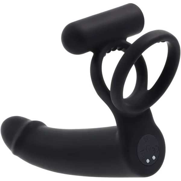 Gender X Full Swing Wearable Vibrating Dildo With Dual Cock Ring & Remote — image 16 of 18