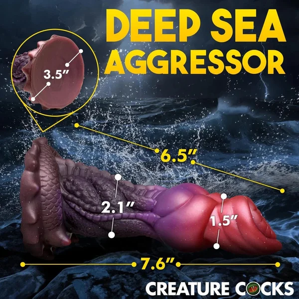 Creature Cocks Deep Diver Silicone Dildo — image 8 of 11