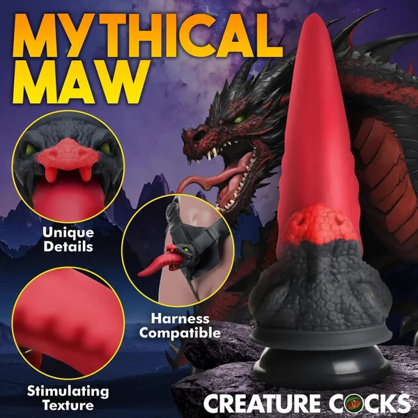 Creature Cocks Dragon Roar Silicone Dildo — image 11 of 12