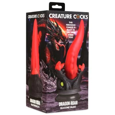 creature cocks dragon roar silicone dildo