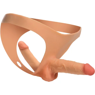 master series double boner bikini silicone penis panty