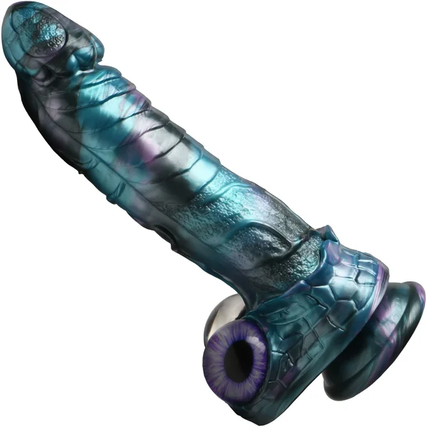 Astro Thrust 8" Thrusting & Vibrating Silicone Suction Cup Dildo With Remote By Creature Cocks — image 7 of 12
