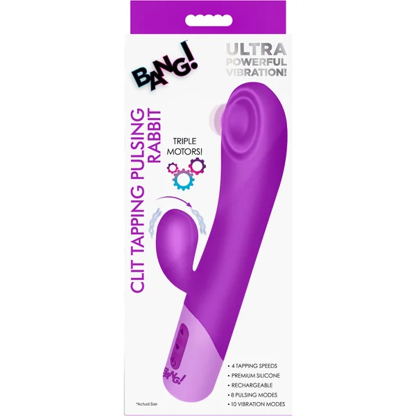 Bang! Clit Tapping & G-Spot Pulsing Rechargeable Rabbit Vibrator — image 11 of 11