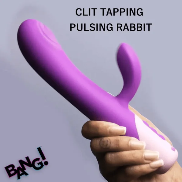 Bang! Clit Tapping & G-Spot Pulsing Rechargeable Rabbit Vibrator — image 2 of 11