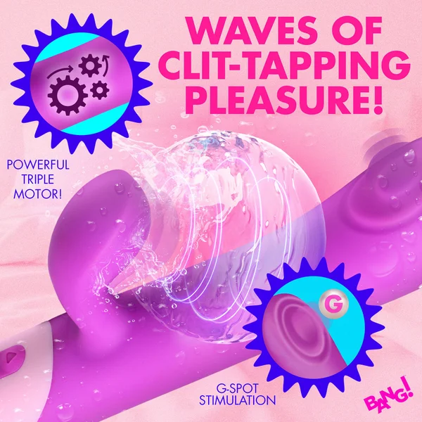 Bang! Clit Tapping & G-Spot Pulsing Rechargeable Rabbit Vibrator — image 4 of 11