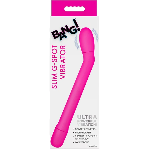 BANG! Slim G-Spot Rechargeable Silicone Vibrator — image 6 of 17