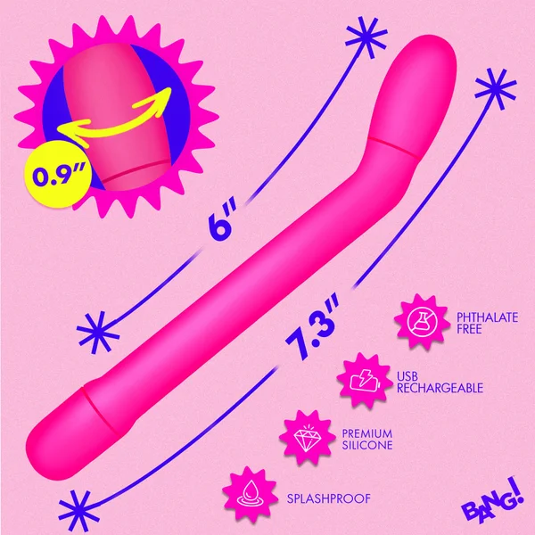 BANG! Slim G-Spot Rechargeable Silicone Vibrator — image 17 of 17