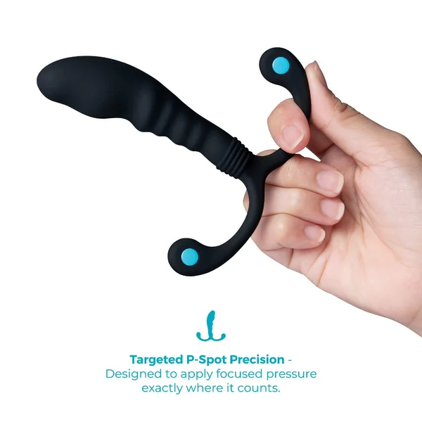 b-Vibe P-Spot Apex Bend Hands-Free Ridged Silicone Prostate Massager — image 13 of 17