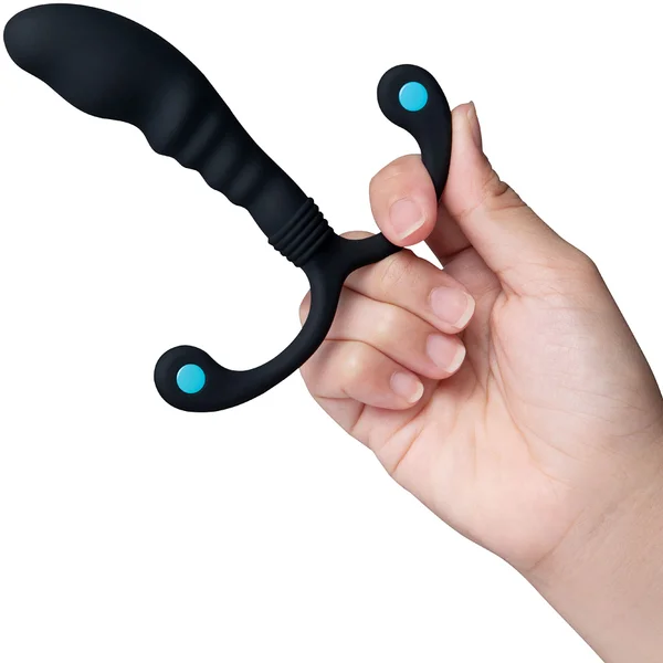 b-Vibe P-Spot Apex Bend Hands-Free Ridged Silicone Prostate Massager — image 9 of 17