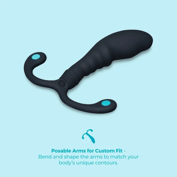 b-Vibe P-Spot Apex Bend Hands-Free Ridged Silicone Prostate Massager — image 6 of 17