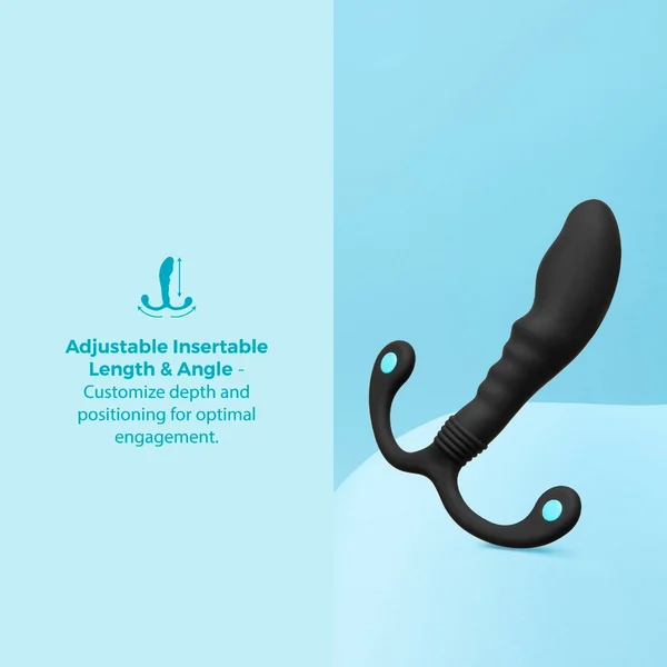 b-Vibe P-Spot Apex Bend Hands-Free Ridged Silicone Prostate Massager — image 10 of 17