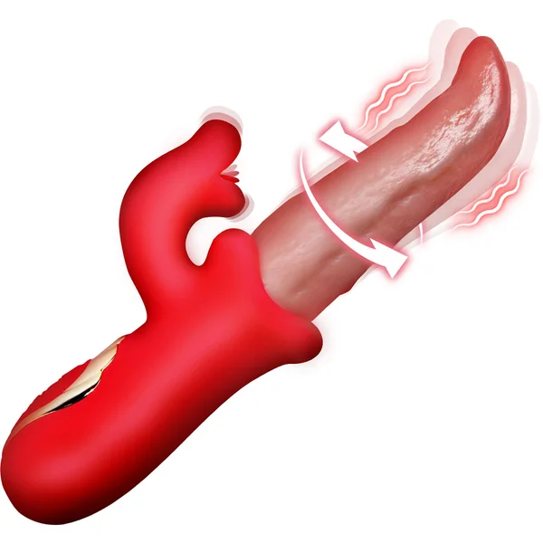 Lickgasm Deep Licker Licking Tongue Silicone Vibrator & Clitoral Stimulator — image 7 of 11