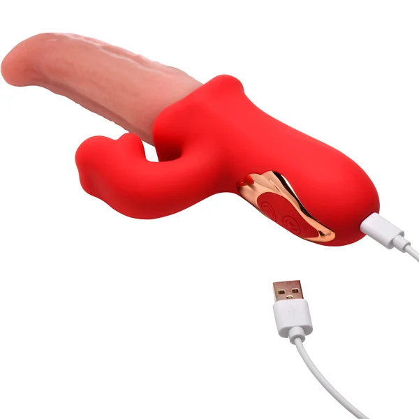 Lickgasm Deep Licker Licking Tongue Silicone Vibrator & Clitoral Stimulator — image 9 of 11