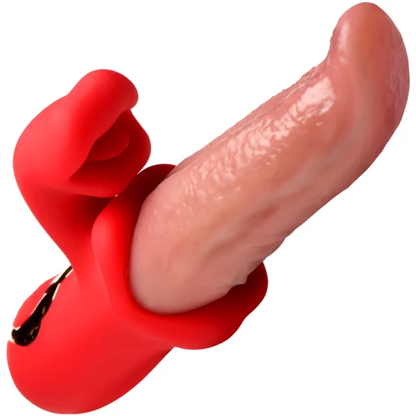 Lickgasm Deep Licker Licking Tongue Silicone Vibrator & Clitoral Stimulator — image 3 of 11