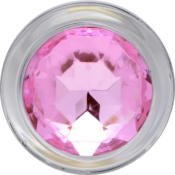 Booty Sparks Pink Gem Glass Anal Plug - Small — image 6 of 7