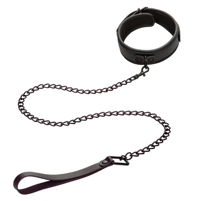 nocturnal collection collar and leash black
