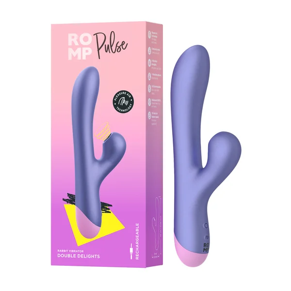 ROMP Pulse Pleasure Air Rabbit Vibrator — image 2 of 7