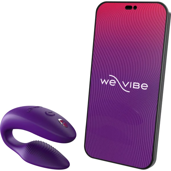 We-Vibe Sync 2 Rechargeable Silicone Remote & App Controlled Couples Vibrator - Purple — image 6 of 13