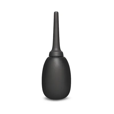 b vibe flexible silicone anal douche black