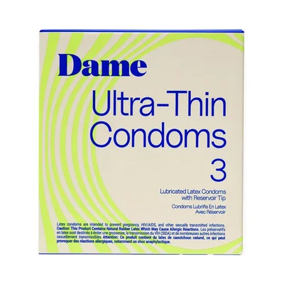 dame condom 3 pack