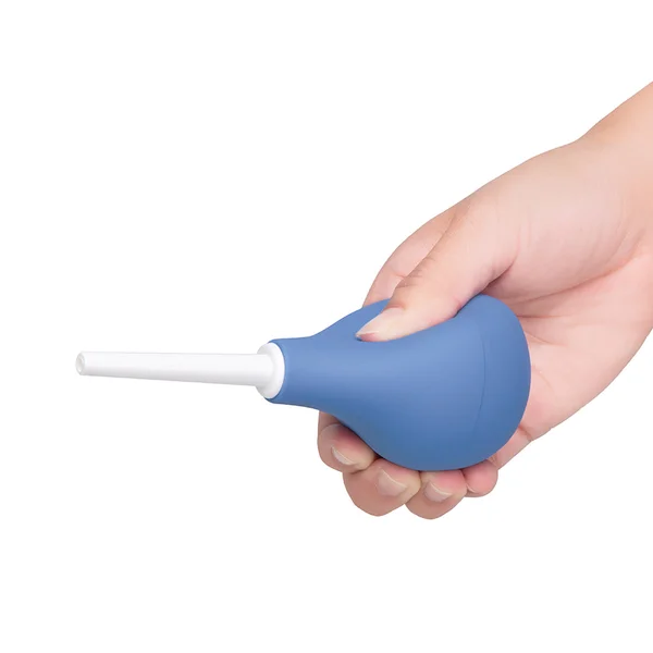 b-Vibe Compact Enema Douche Blue — image 3 of 8
