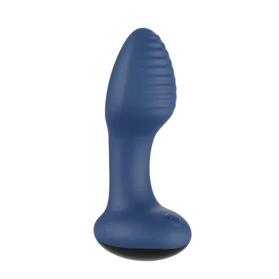 honey play box frenzy pressure sensing app controlled rotating butt plug blue
