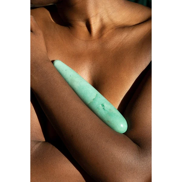 Chakrubs Indian Jade Original Green Aventurine Wand — image 4 of 6