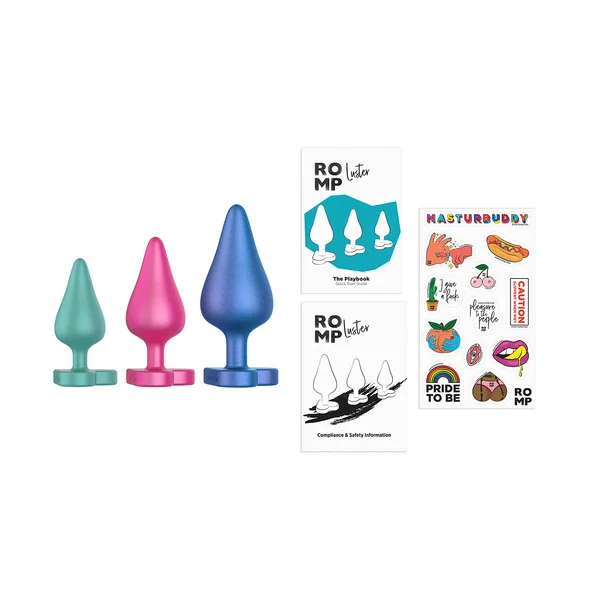 ROMP Luster Anal Plug Set — image 2 of 6