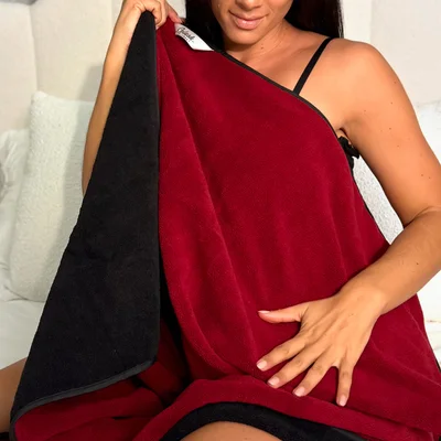 splash blanket soakher black amp darkred s