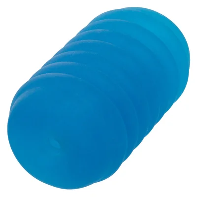 pop sock ribbed blue