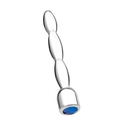 2 stainless steel bling bling wavy penis plug