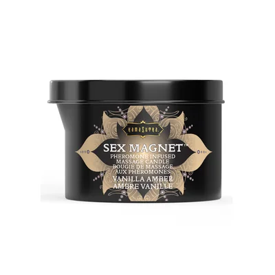 sex magnet pheromone infused massage candle vanilla amber