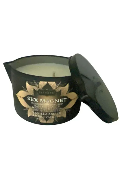 Sex Magnet Pheromone Infused Massage Candle - Vanilla Amber — image 2 of 2