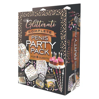 glitterati penis party pack