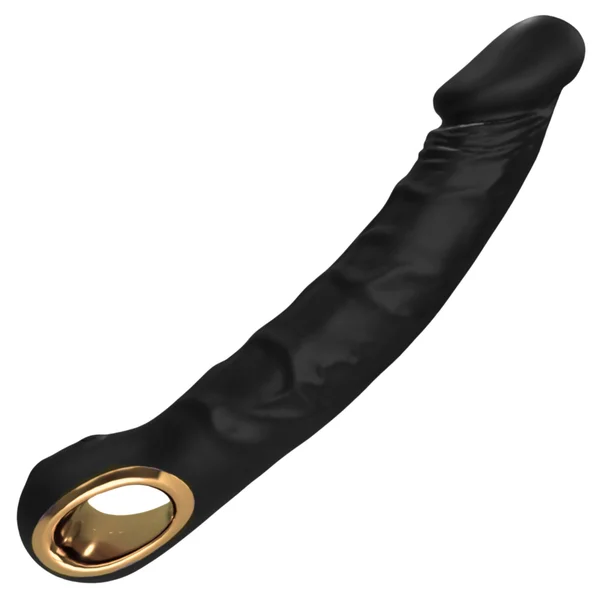 9.5 Inch Veined Vibrating  Silicone Dildo - Deep, Lifelike Penetration! — image 6 of 14