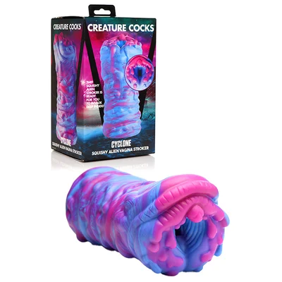 creature cocks cyclone 65 squishy silicone alien vagina stroker