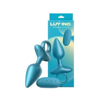 luv inc cone ring silicone vibrating anal plug