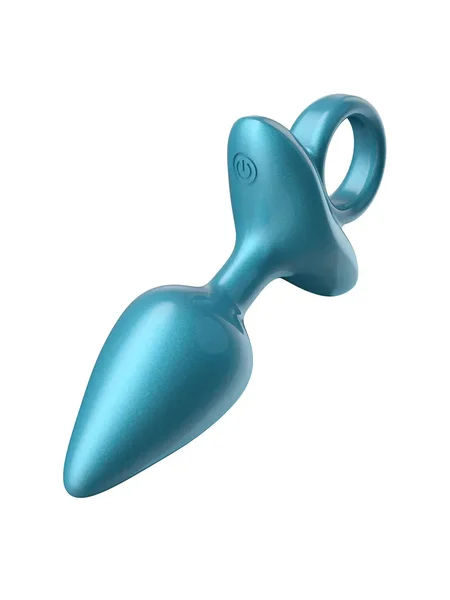Luv Inc Cone Ring Silicone Vibrating Anal Plug — image 2 of 4